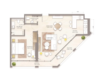 Bloom Holding - Arjaan by Rotana - Apartment