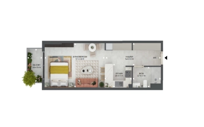 LEOS - Weybridge Gardens - Apartment