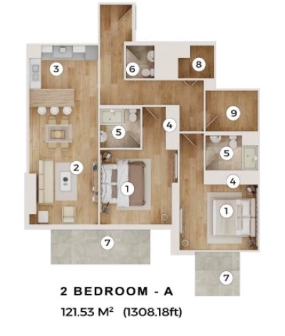 AYS Developers - Q Gardens Loft 2 - Apartment