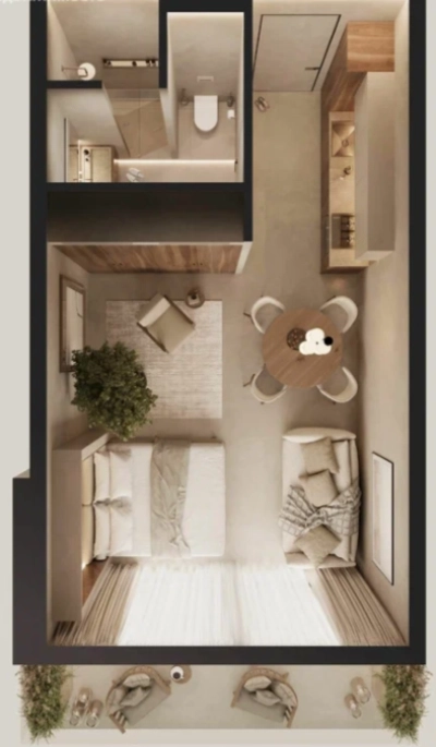 Yard - Oak Yard - Apartment