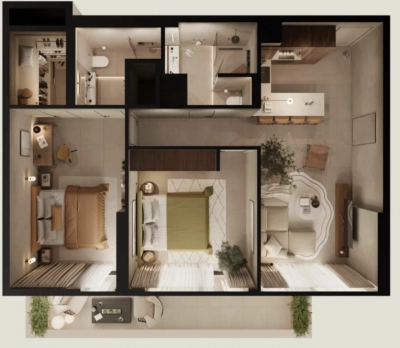 Yard - Oak Yard - Apartment