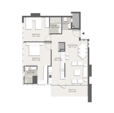 Dar Al Karama - Sapphire 32 - Apartment
