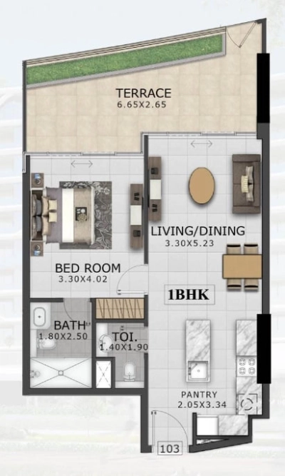 Tabeer - 48 Parkside - Apartment