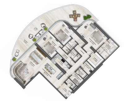 Evolutions - SLS The Palm by Roya Development - Apartment