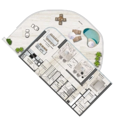 Evolutions - SLS The Palm by Roya Development - Apartment