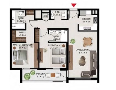 Wasl - Hillside Residences - Apartment