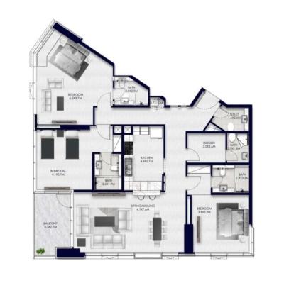 Baraka Real Estate Development - The Bay Residence 2 - Apartment