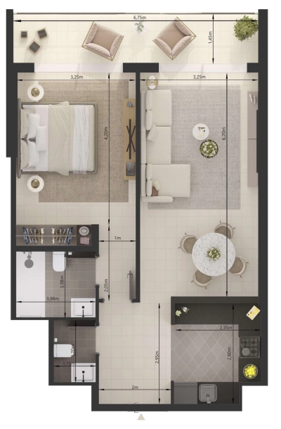 UniEstate Properties - UniEstate Prime Tower - Apartment