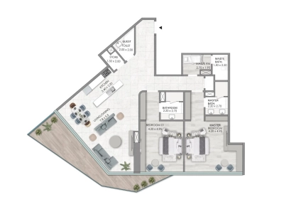 Al Habtoor Group - Habtoor Grand Residences - Apartment