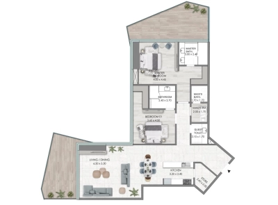 Al Habtoor Group - Habtoor Grand Residences - Apartment