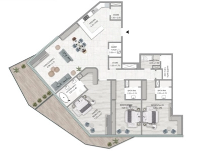 Al Habtoor Group - Habtoor Grand Residences - Apartment