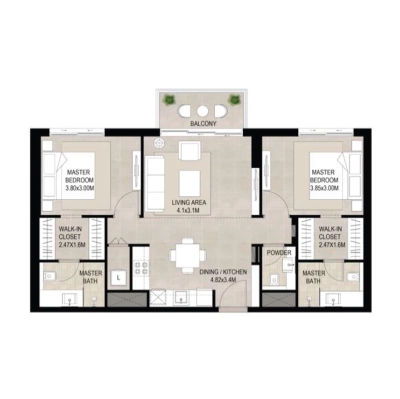 Nshama - Grove on the Park - Apartment