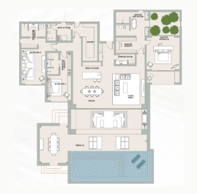 RAK Ventures - The Ritz Carlton Al Wadi Desert Resort - Villa