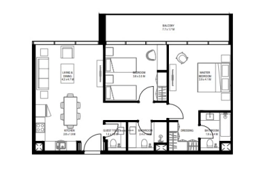 Arada - Aljada Nesba II - Apartment