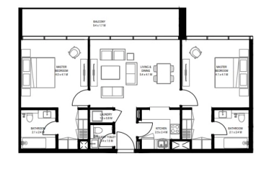 Arada - Aljada Nesba II - Apartment