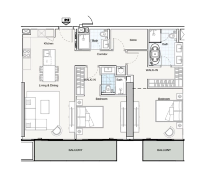 Iman - One Park Central - Apartment