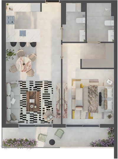 LEOS - Weybridge Gardens 2 - Apartment