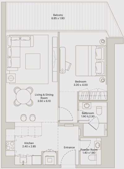 Deyaar Developer - Eleve - Apartment