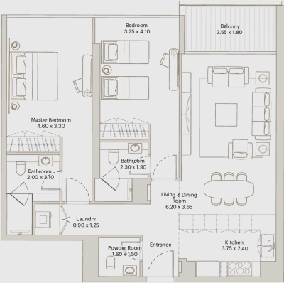 Deyaar Developer - Eleve - Apartment