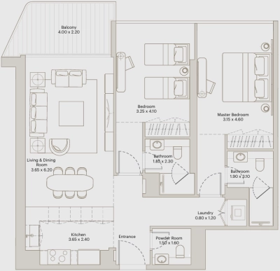 Deyaar Developer - Eleve - Apartment