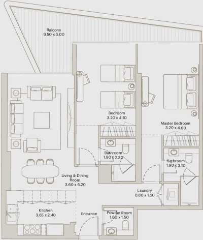 Deyaar Developer - Eleve - Apartment