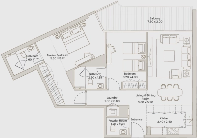 Deyaar Developer - Eleve - Apartment