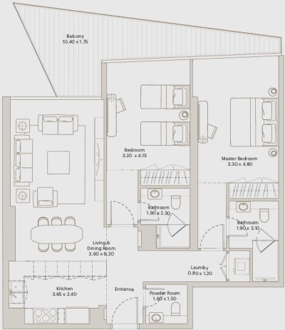 Deyaar Developer - Eleve - Apartment