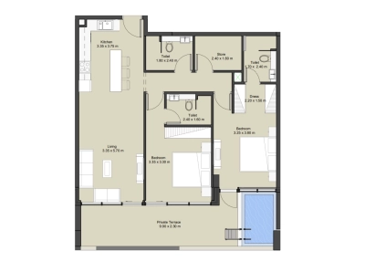 Lucky Aeon - Lucky Royale Residence - Apartment