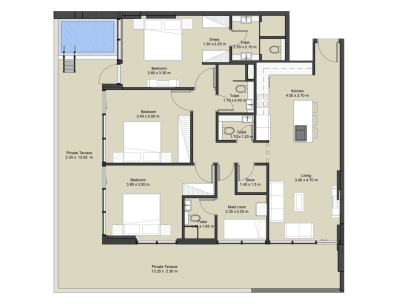 Lucky Aeon - Lucky Royale Residence - Apartment