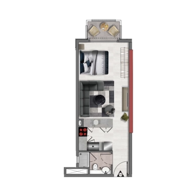 Rokane - G24 Warsan - Apartment