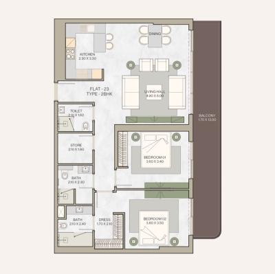 DHG Properties - Helvetia Residences - Apartment