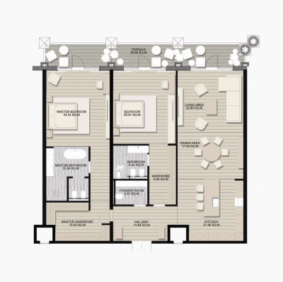 Emerald Palace Group - Raffles The Palm Dubai - Apartment