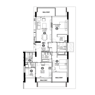 Al Zorah Development - Sealine Residence - Apartment