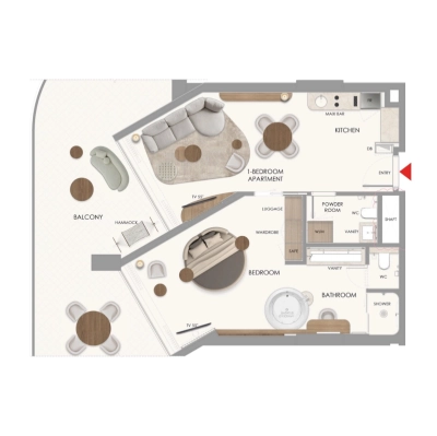 Almal Real Estate - The Unexpected Al Marjan Island Hotel & Residences - Apartment