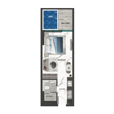 Samana - Lake Views 2 - Apartment