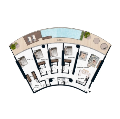 Aark Developers - Sora Beach Residences - Apartment