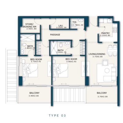 AQASA Developers - Enqlave by Aqasa - Apartment
