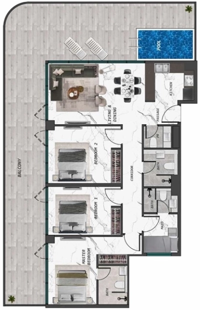 Samana - Ivy Gardens 2 - Apartment