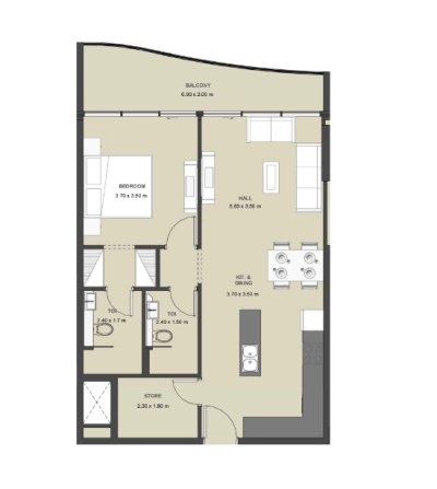 Lucky Aeon - Lucky Oasis Residences - Apartment