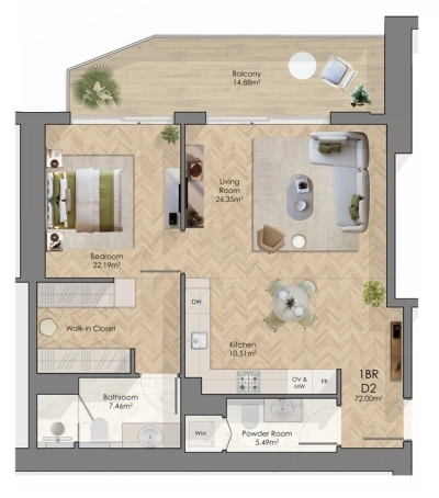Qube Development - Midora Residences - Apartment