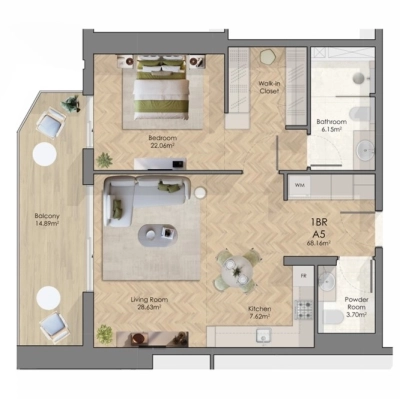 Qube Development - Midora Residences - Apartment