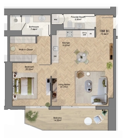 Qube Development - Midora Residences - Apartment