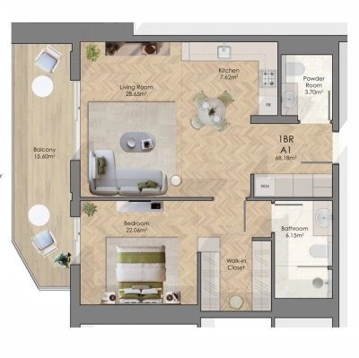 Qube Development - Midora Residences - Apartment