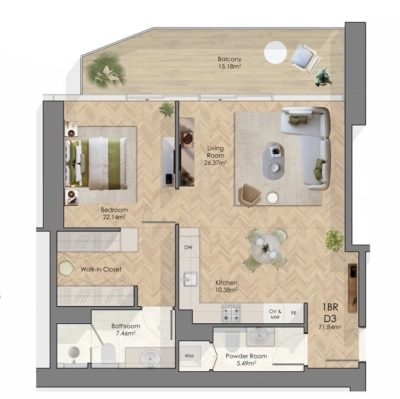 Qube Development - Midora Residences - Apartment