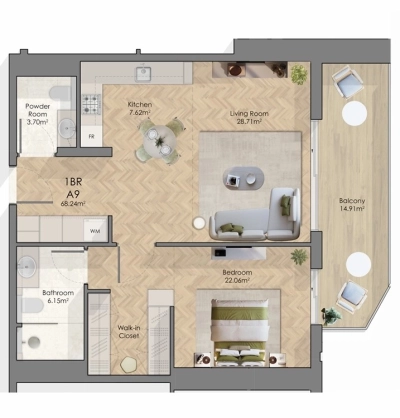 Qube Development - Midora Residences - Apartment