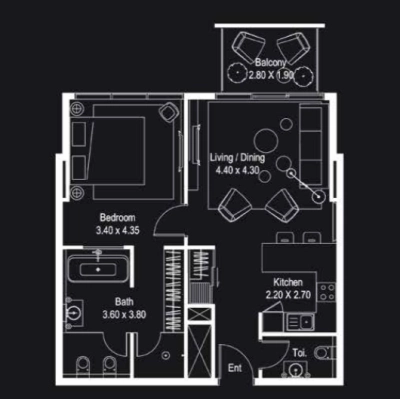 Deyaar Developer - The Atria - Apartment