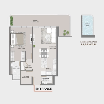 Main Realty - Primero Residences - Apartment