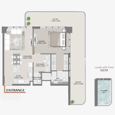 Main Realty - Primero Residences - Apartment