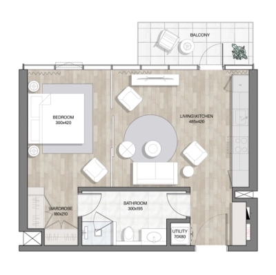 RAK Properties - Edge Raha Island - Apartment