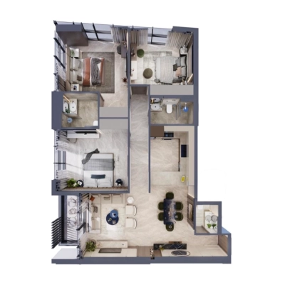 Ahmadyar Real Estate Development - Palatium Residence - Apartment